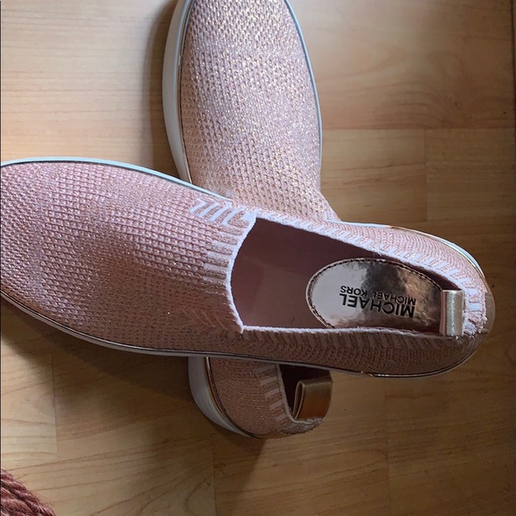 Michael Kors Shoes - Michael Kors Pink Knit Flats